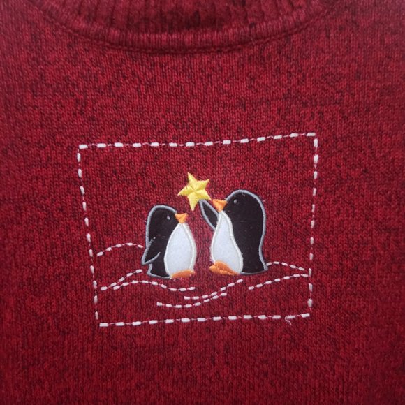 CJ Banks Christmas/Winter Sweater Red Size 1X - Picture 5 of 6
